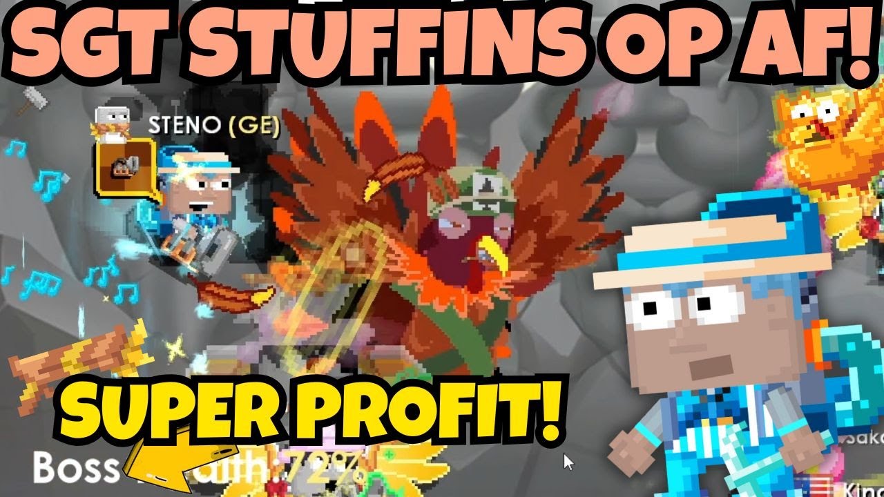 SGT STUFFINS OP PROFIT НА ДЕНЬ БЛАГОДАРЕНИЯ!! 🪶 ПЕРЬЕВОЙ ШАРФ?! | GrowTopia