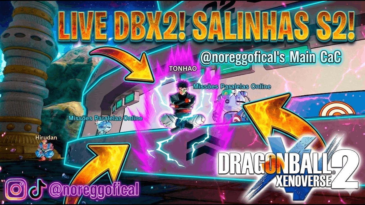 SÓ SALINHA! Vem jogar Dragon Ball Xenoverse 2 com a gente! 🔴