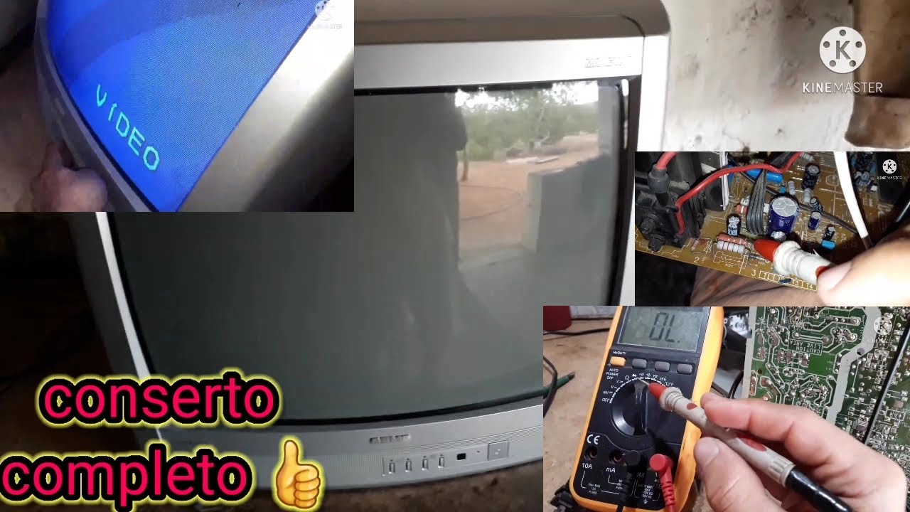 tv semp não liga, e arma proteção 2051nav semp Toshiba  análise do circuito  vertical