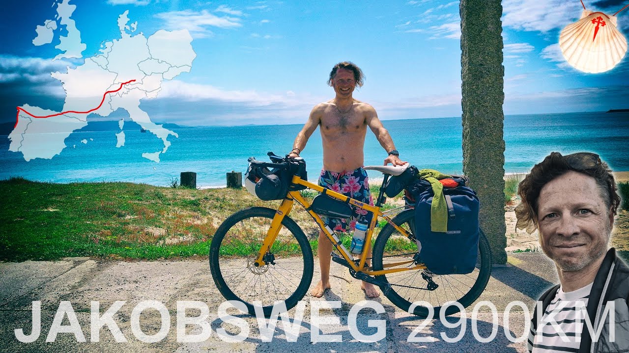SOLO Biketour Europa III 👣 Jakobsweg mit dem Fahrrad Camino Spanien & Portugal 🚴‍♂️☀️🌧️⛰️ Videonauts