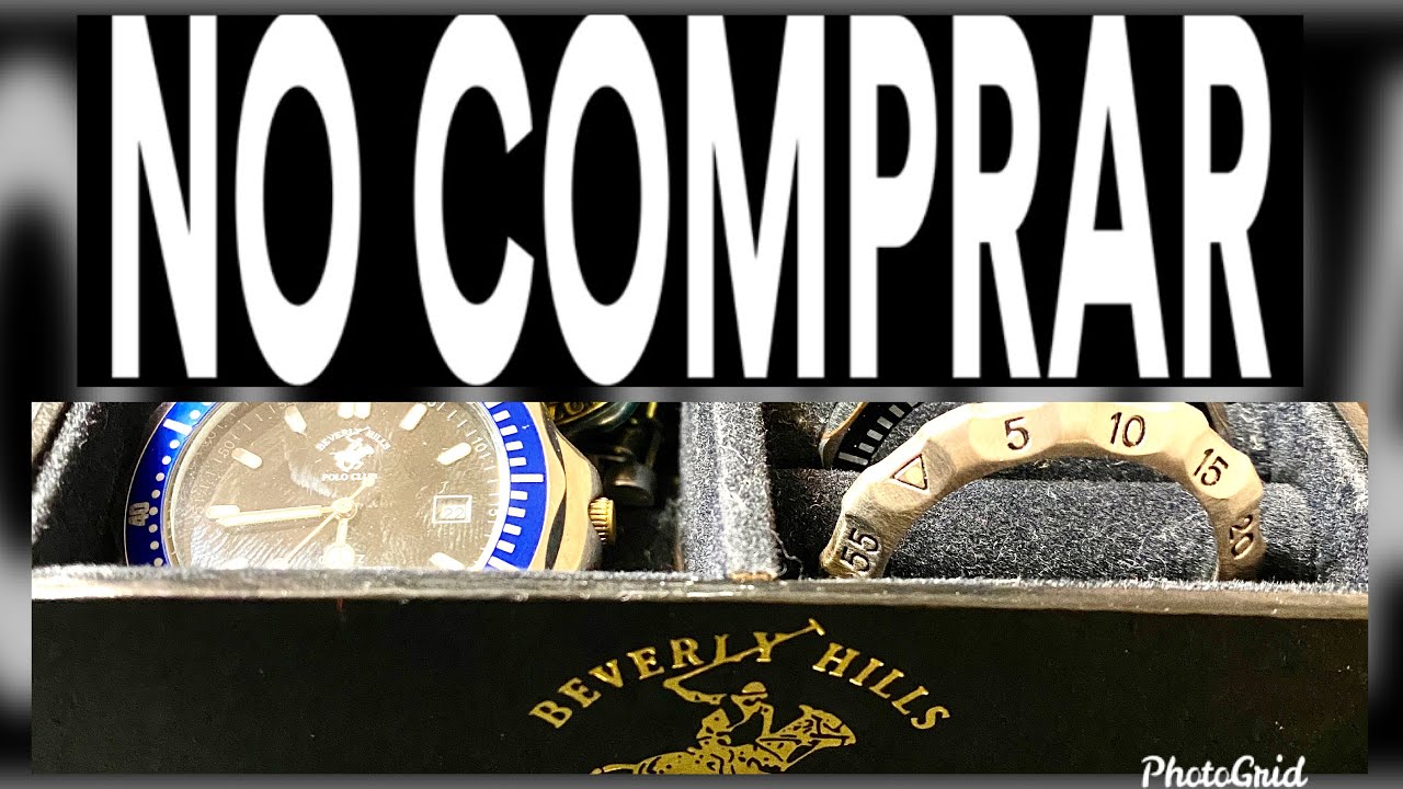 No compres relojes de moda como el 