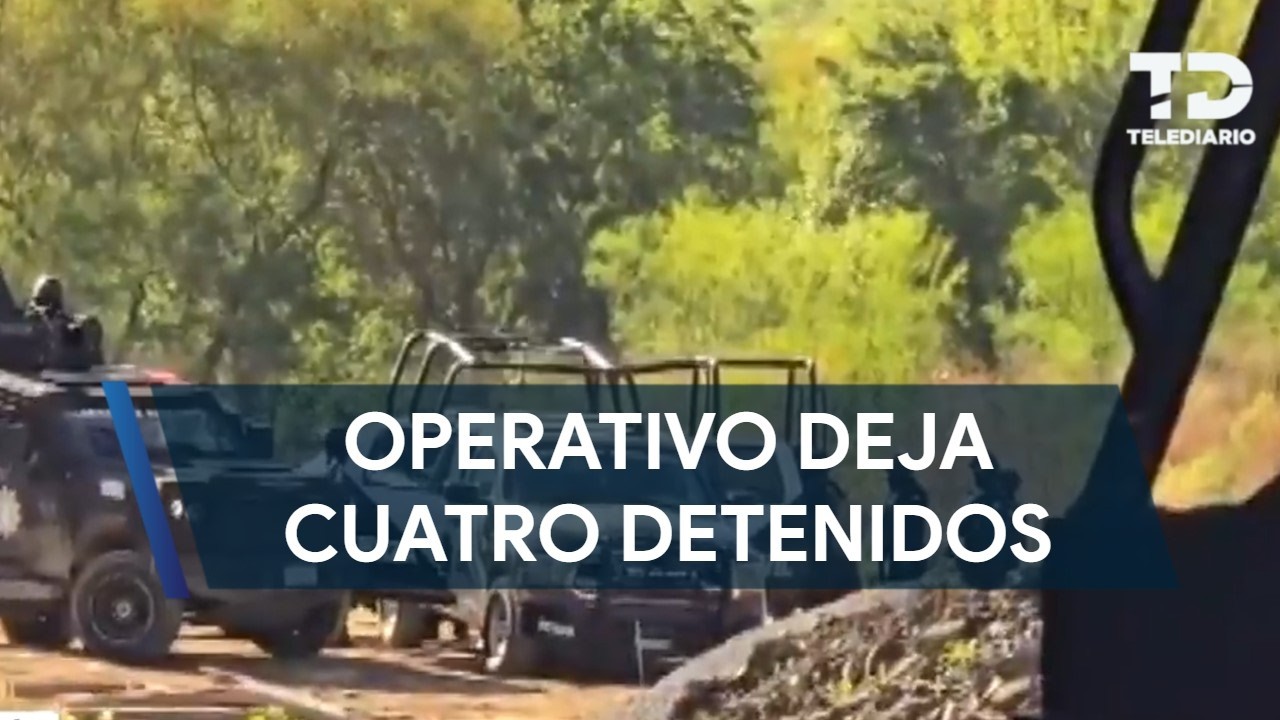 Operativo deja a cuatro personas detenidas en Montemorelos