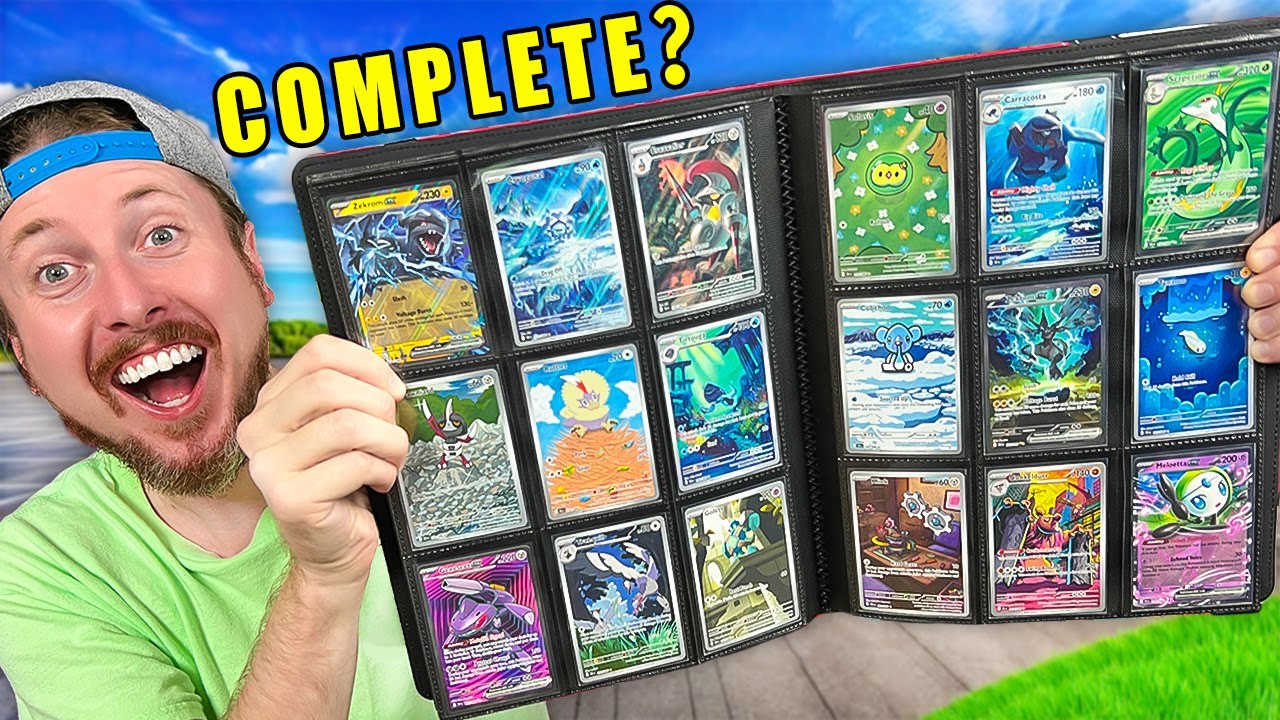 DO I HAVE A 100% COMPLETE BLACK BOLT POKEMON CARD BINDER? (opening)