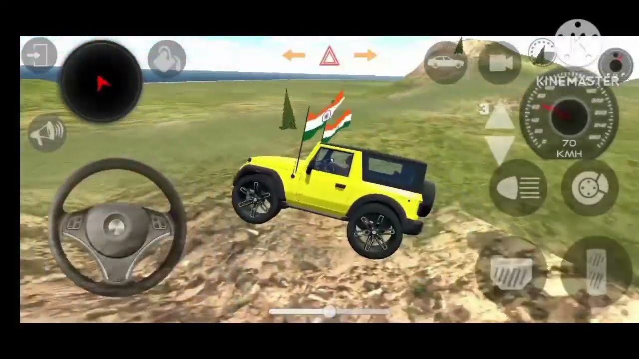 Yellow 😱( modified) Mahendra Thar game gameplay!!