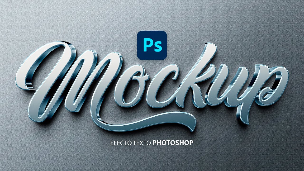 Letras 3D photoshop 2023