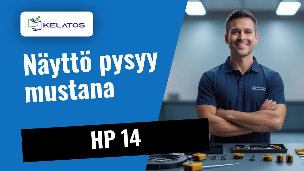 HP 14: Näyttö pysyy mustana? 🔧 Näin korjasimme sen
