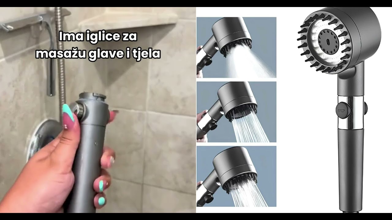 Showerelax tu&scaron; glava 🚿✨ &ndash; Masaža i u&scaron;teda vode u jednom!