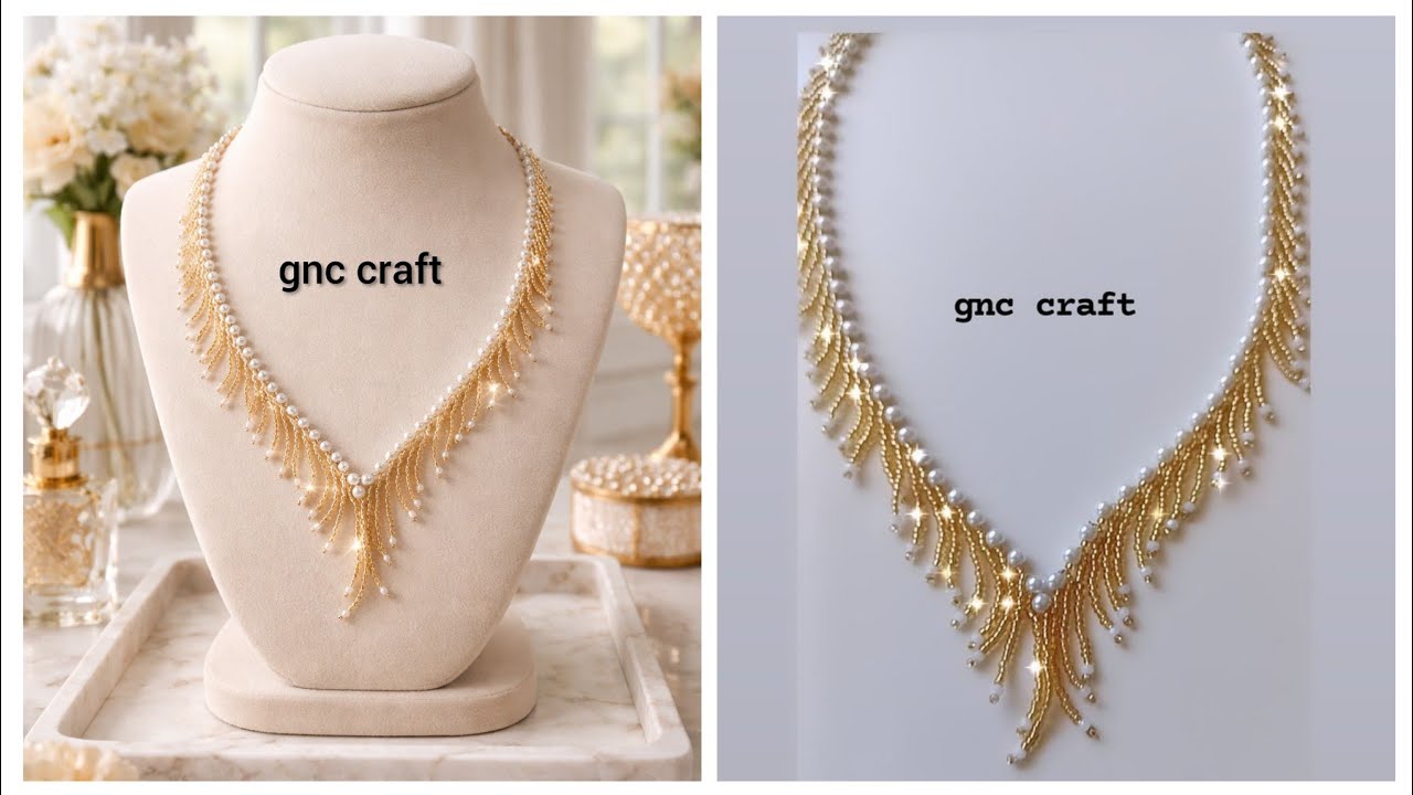 SAÇAKLI ZARİF KOLYE ELEGANT NECKLACE WITH FRİNGES