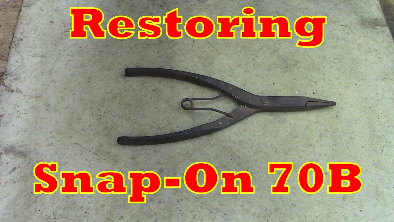 Восстановление плоскогубцев для стопорных колец Snap-On 70B!!!!
