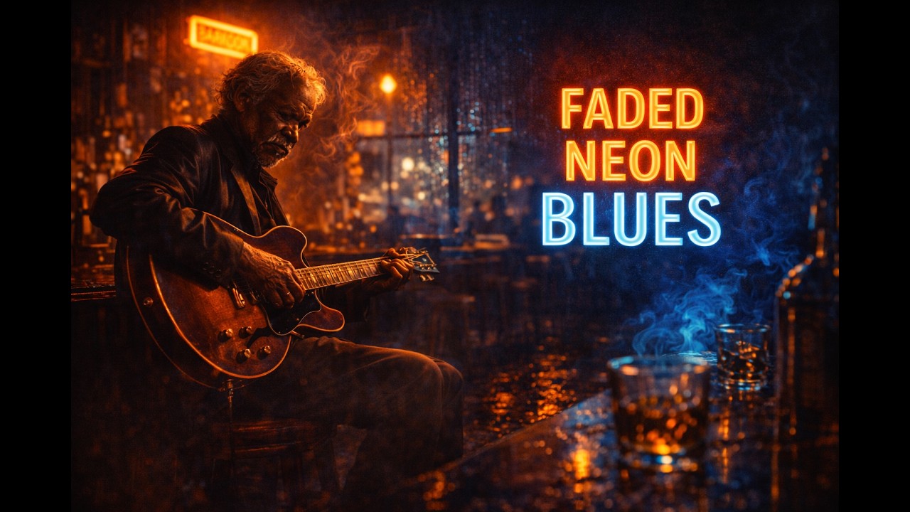 Slow Chicago Whiskey Blues - Faded Neon Blues | Vol. 27
