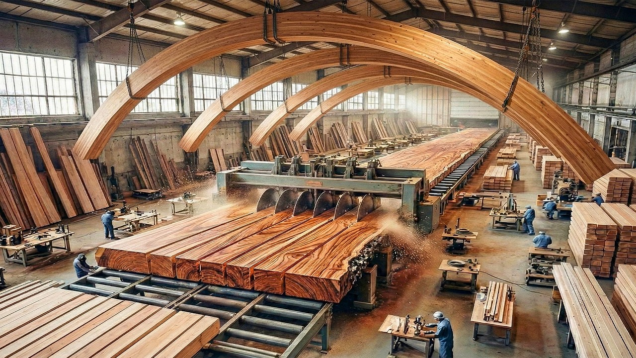 Inside America&rsquo;s Timber Titans: Mega Sawmills & Automated Production Lines
