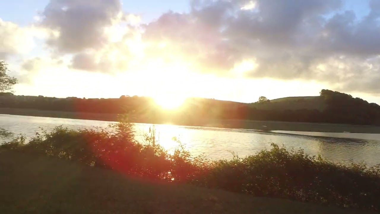 The River Torridge, Little America Layby, Bideford, North Devon daybreak June 2022