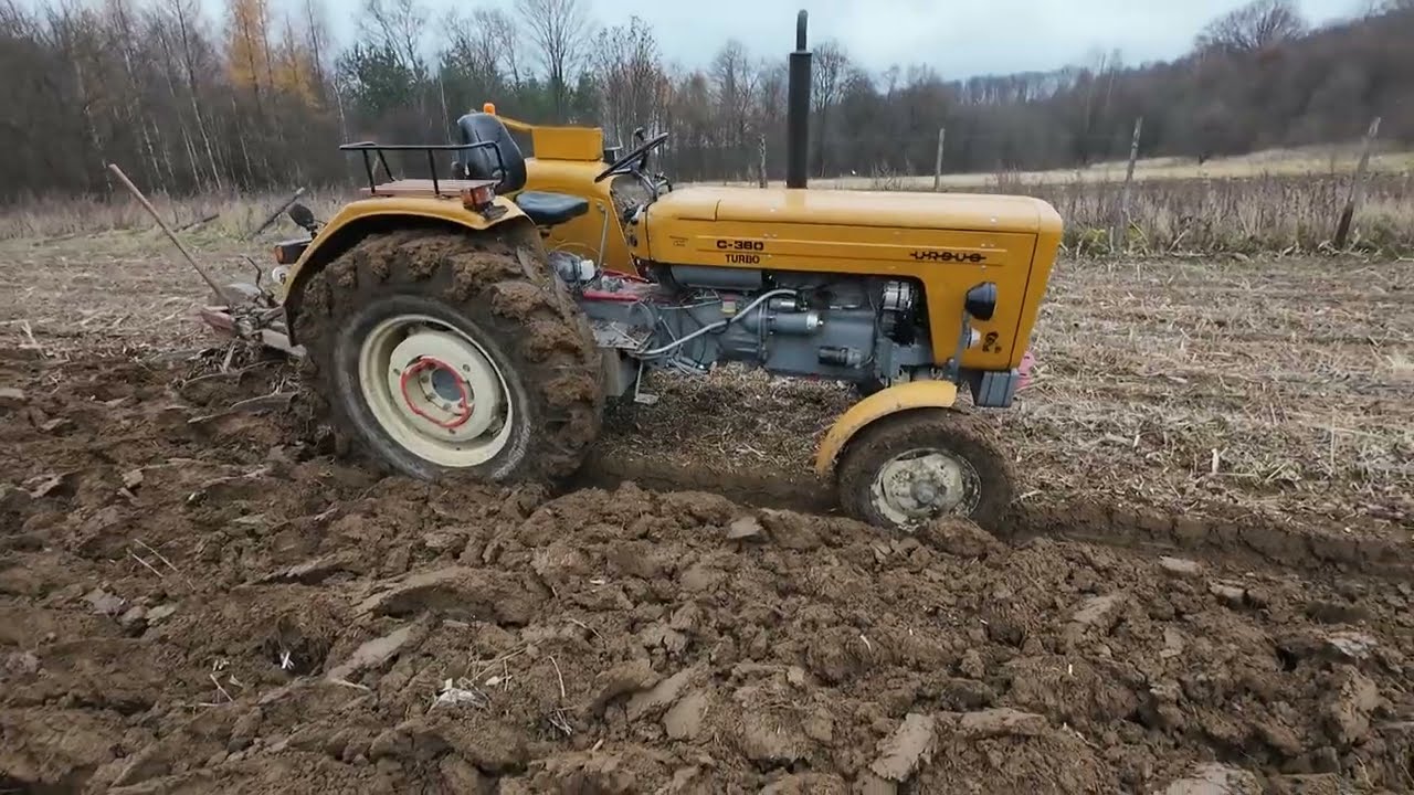 URSUS C-360 Ciężka orka zimowa [ENGINE SOUND]