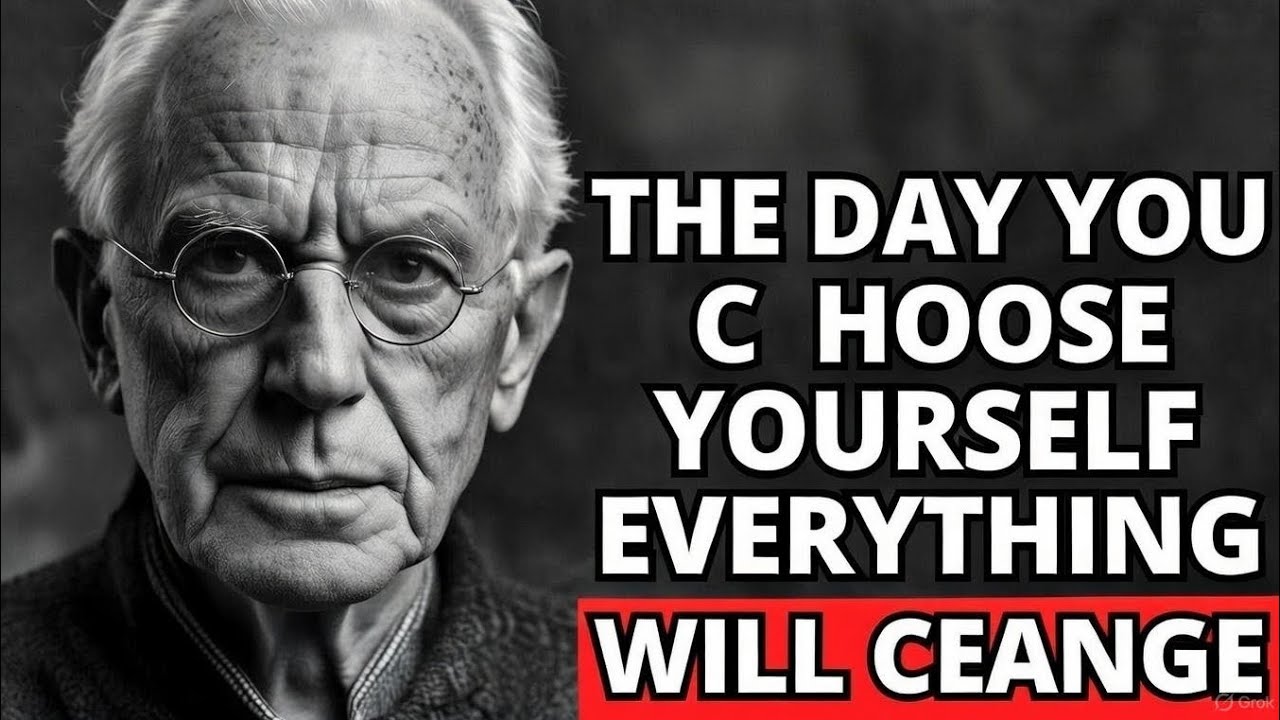 This is what happens when you finally choose yourself above all else - CARL JUNG