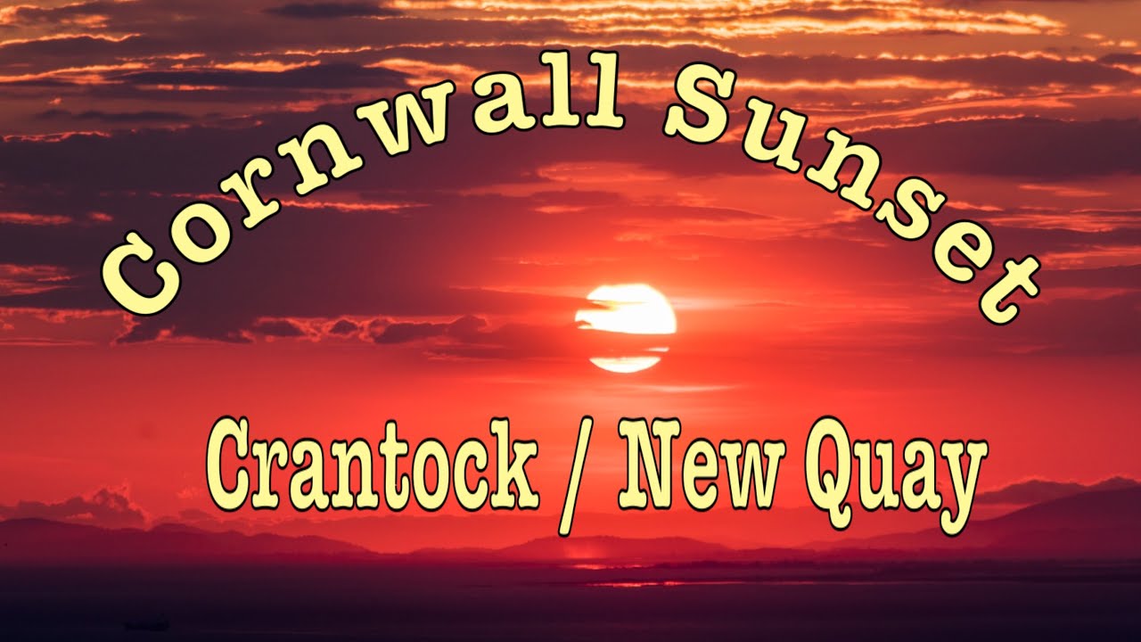 Sunset in Cornwall // Crantock Beach Holiday Park