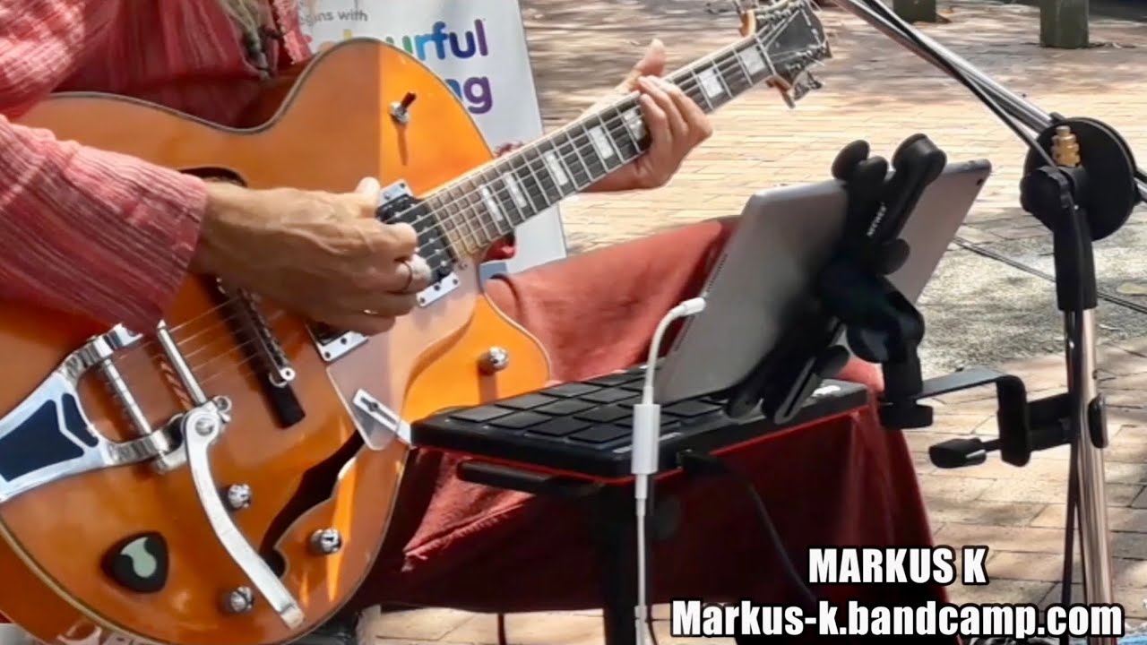 BUSKER Markus K’s SPECTACULAR TRIBUTE to JEFF BECK - ‘Rolling and Tumbling’