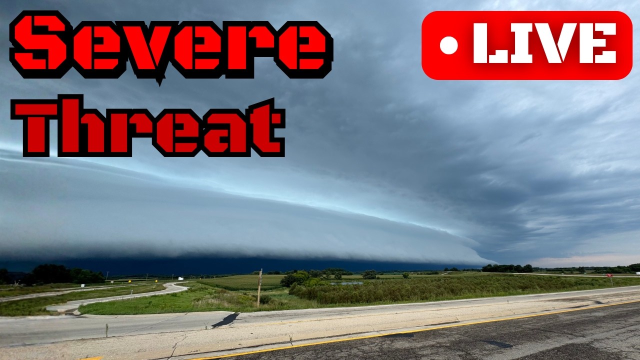 🔴 Wisconsin Northwoods Severe Weather!!! - LIVE Storm Chaser