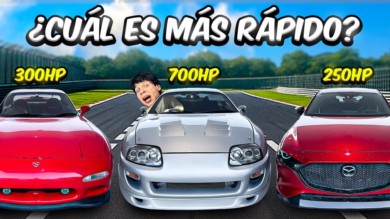 ENFRENTÉ EN ARRANCONES TODOS MIS CARROS PARA SABES CUAL ES MÁS RÁPIDO!! - Yair17