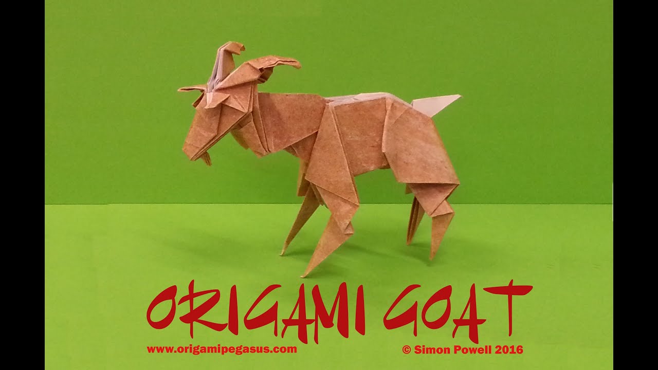 How To Make An Origami Goat