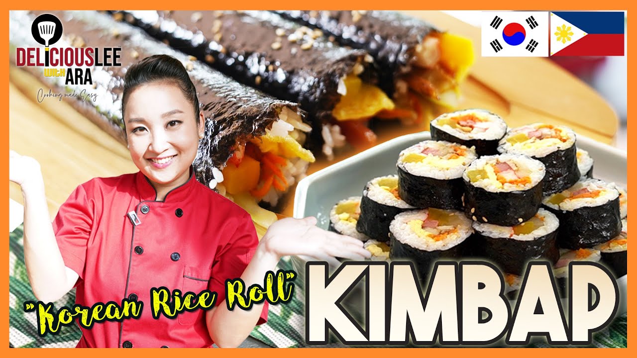 [Easy Korean Recipes in Tagalog] KIMBAP (The basic on how to make Korean Rice Roll)
