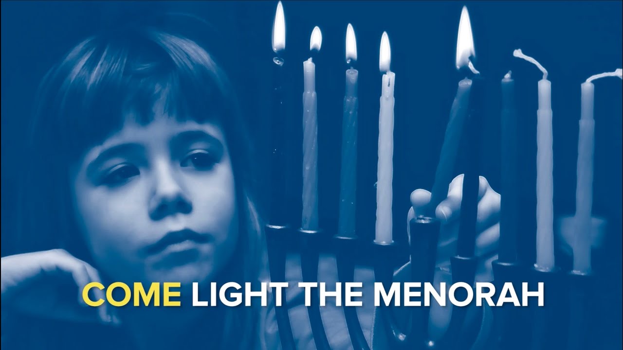 Chanukah Oh Chanukah! - in English AND Yiddish (Lyrics video)
