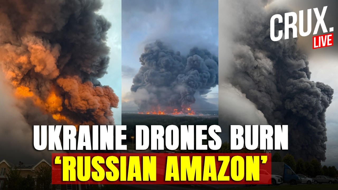 Russia War LIVE | Ukrainian Drones Rock Moscow, Massive Fire Erupts At Wildberries Warehouse | Crux