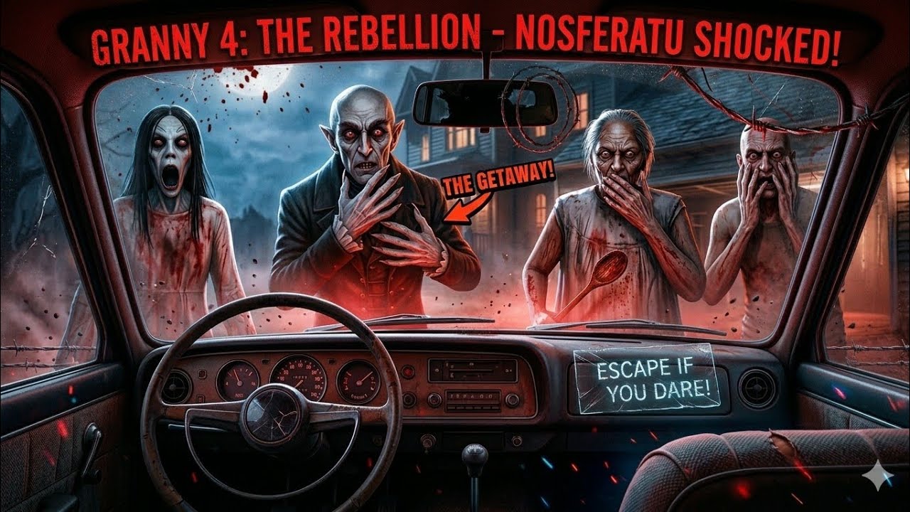 Even Nosferatu Couldn't Catch Me: The Granny 4 Car Escape😱