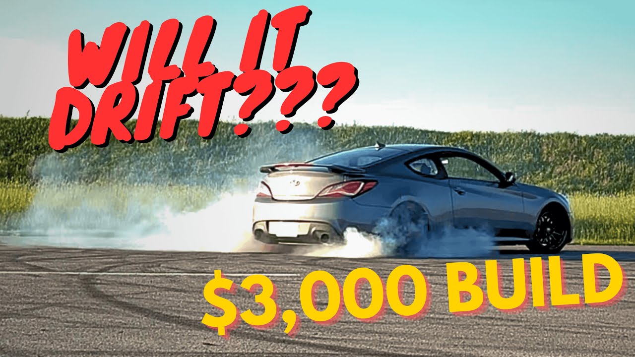 BUDGET DRIFT CAR BUILD | GENESIS COUPE Track Testing & First Impressions
