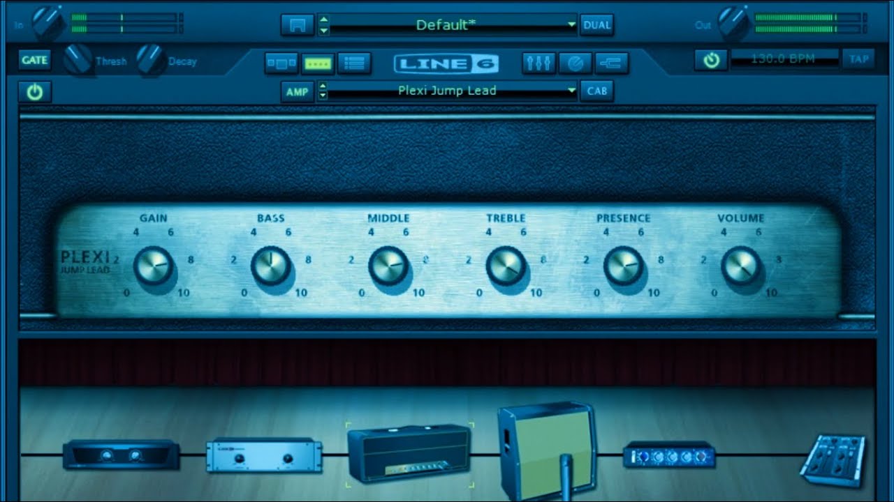 Line 6 GX аудиокарта  Обзор звука POD Farm  Тест 1  Гитара Fender stratocaster
