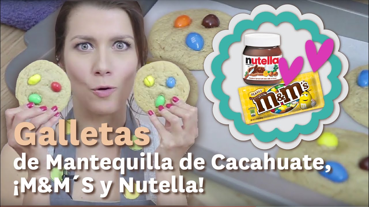 GALLETAS DE M&M´S Y NUTELLA ¡CON MANTEQUILLA DE CACAHUATE! | DACOSTA'S BAKERY