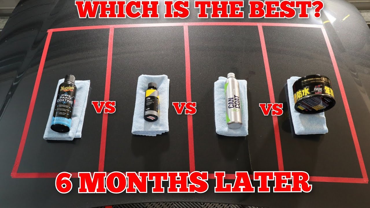 What's The Best? 6 Month Update Gyeon Can Coat v Meguiars Hybrid Coating v Carpro Lite v Fusso Coat