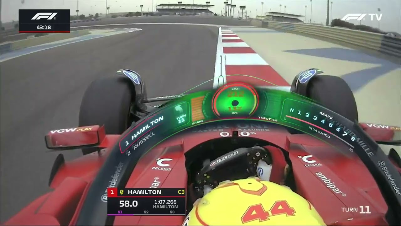 Lewis Hamilton's fastest lap