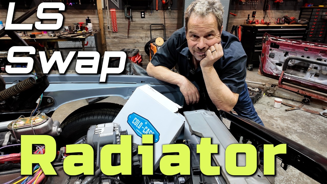 No More Cooling problems!   LS Camaro Radiator swap!