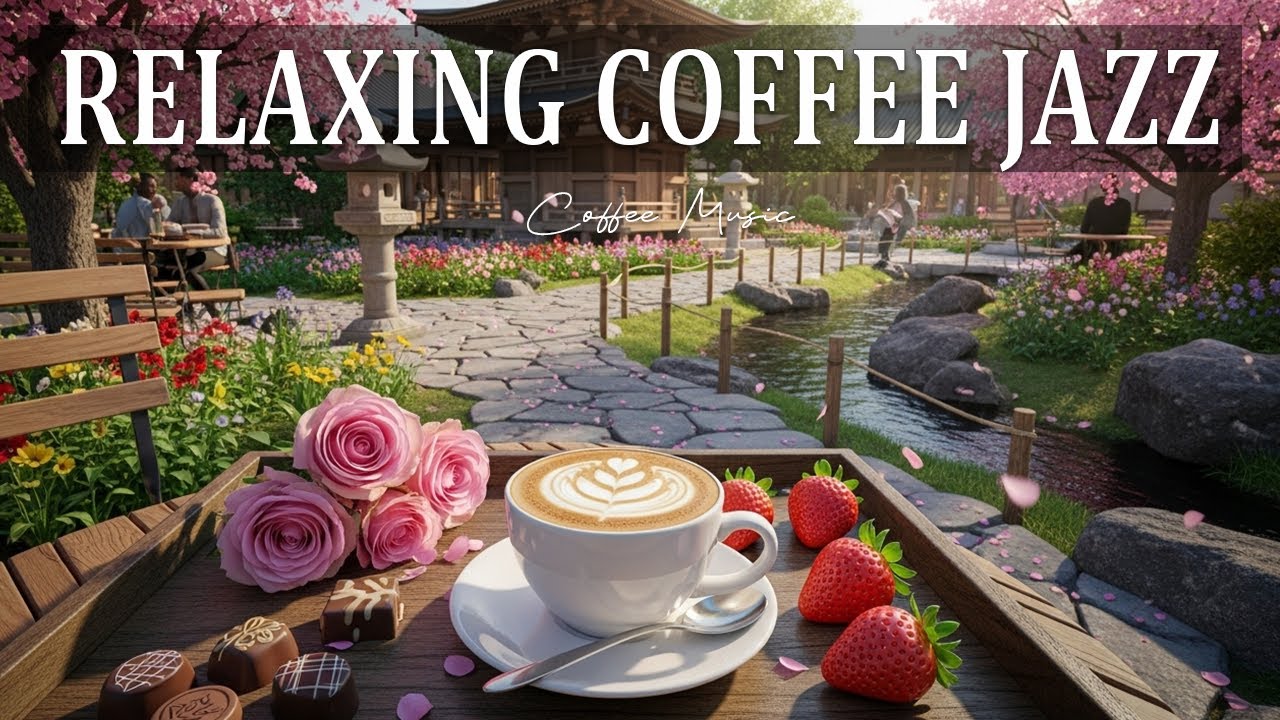 Relaxing Jazz Music ☕ Upbeat Bossa Nova Cafe & Lightly Jazz Background Music for Joyful Moods