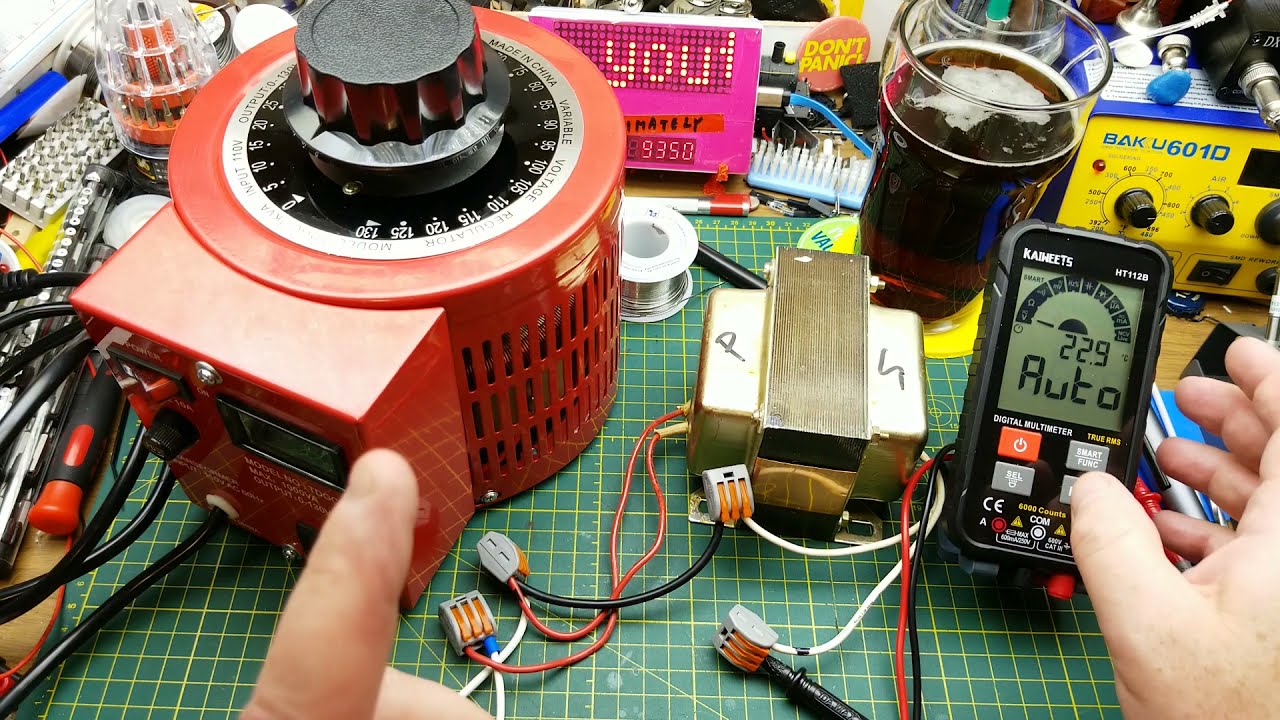 Checking out my new autotransformer