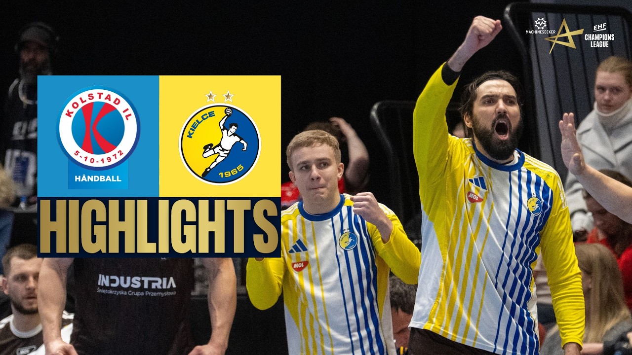 Kolstad H&aring;ndball  🆚 Industria Kielce | HIGHLIGHTS | Machineseeker EHF Champions League 2025/26