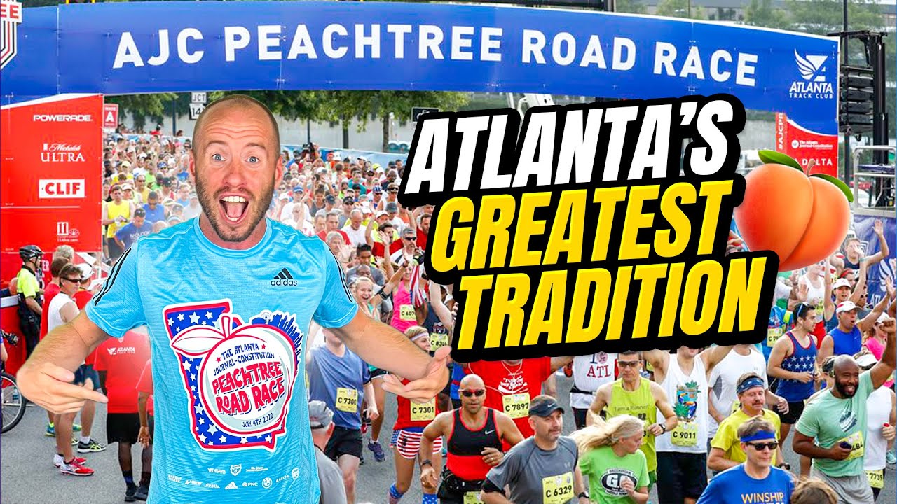 The world’s LARGEST 10K #atlanta #peachtreeroadrace #running