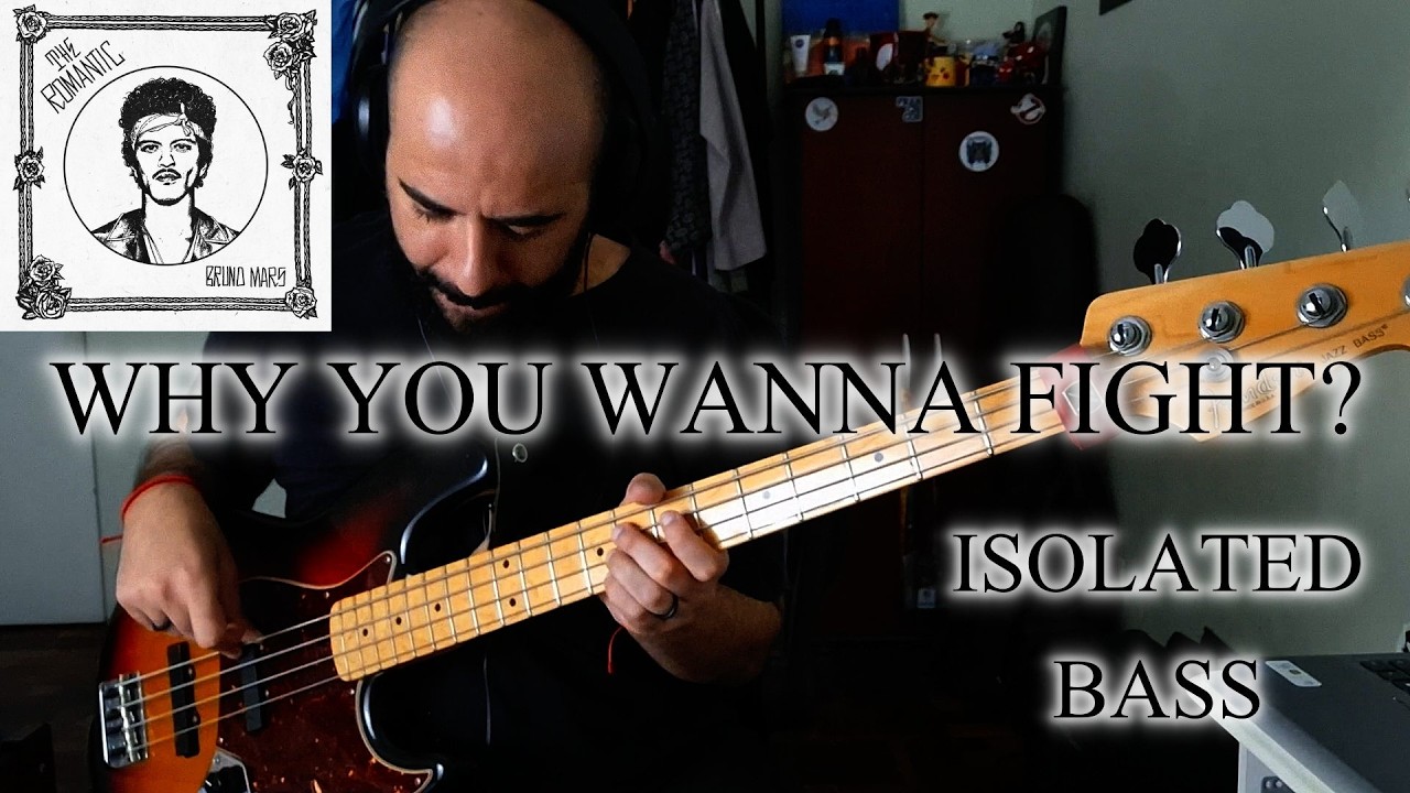 Why You Wanna Fight? (Bruno Mars) SÓ BAIXO | ISOLATED BASS COVER