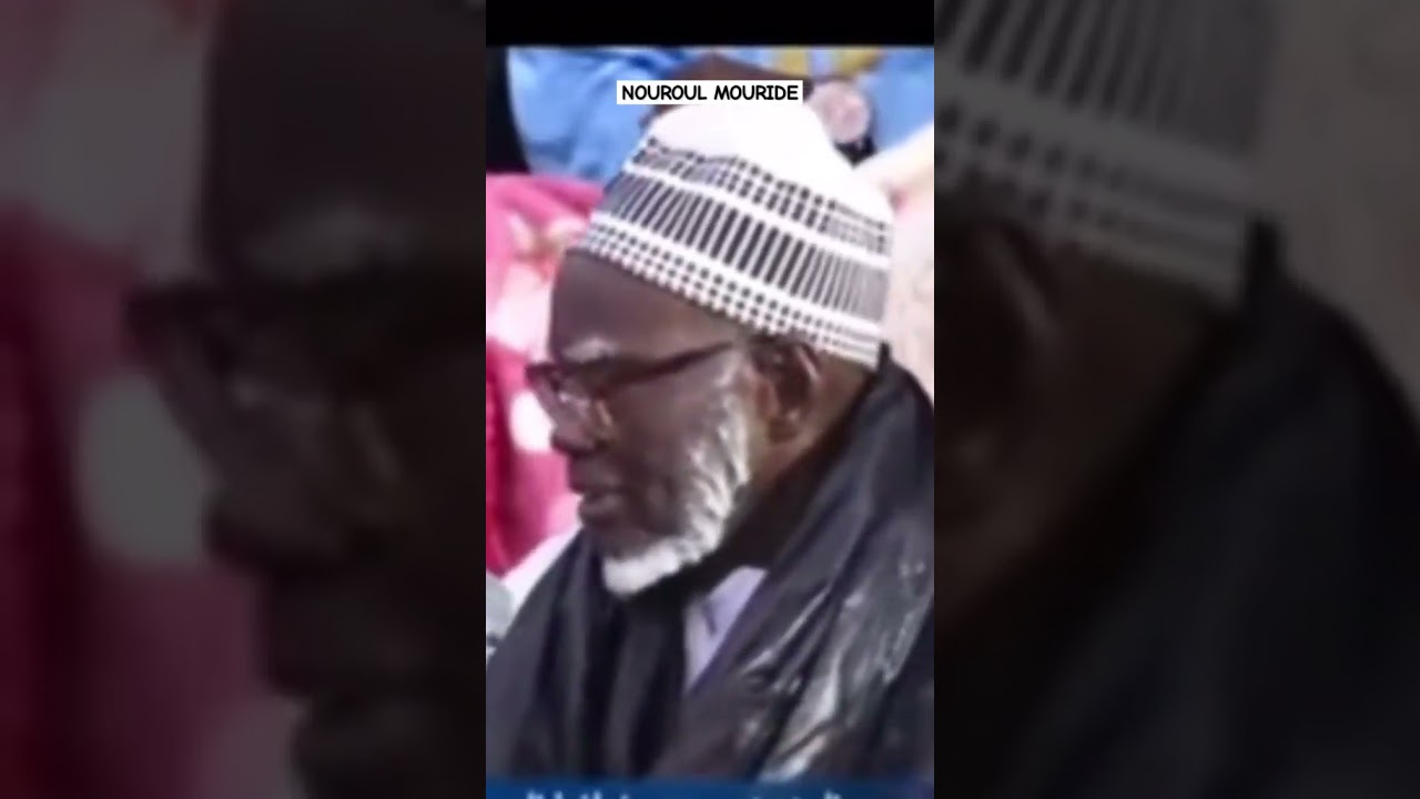Al lahou Akbar 🥺😭 Serigne Mountakha Mbacke n&eacute;na Baye Fall...🥺❤️ #mouride #xam_xam #xassida #senegal