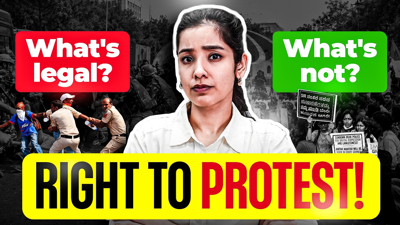 When Does a Protest Become Illegal in India? | Police Powers & Fundamental Rights