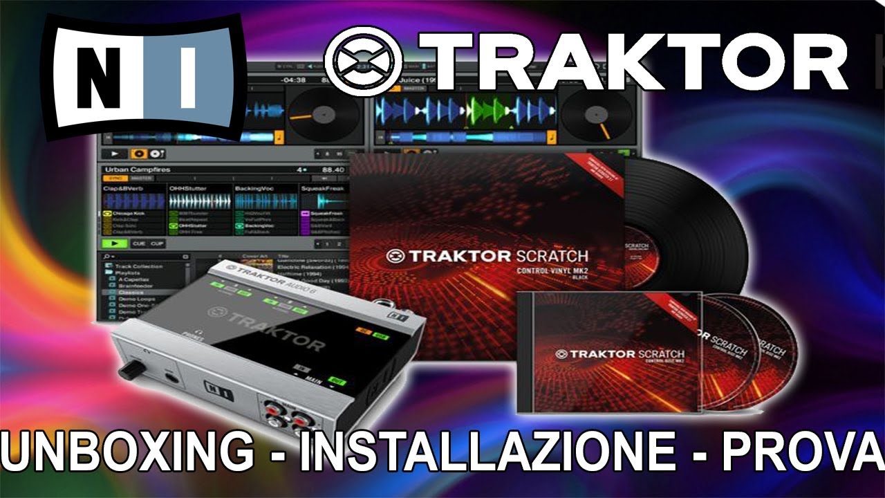 Traktor Scratch A6 - Unboxing - Installazione - Prova