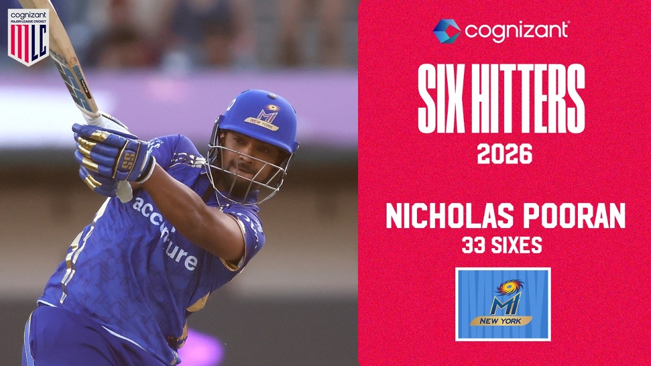 Nicholas Pooran&rsquo;s INCREDIBLE Hitting! 😱 | Cognizant Major League Cricket 2026