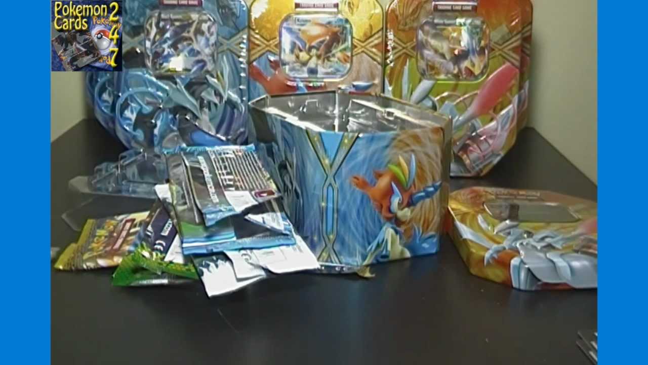 Pokemon White Kyurem EX Collector's Promo Tin & Pack Opening (1st Round Tin Battle)