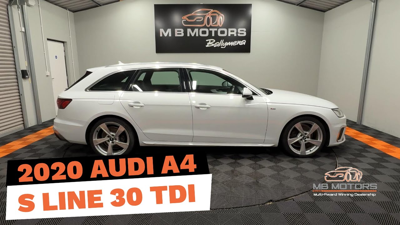 2020 Audi A4 S Line 30 TDI Semi-Auto - MB Motors, Ballymena 