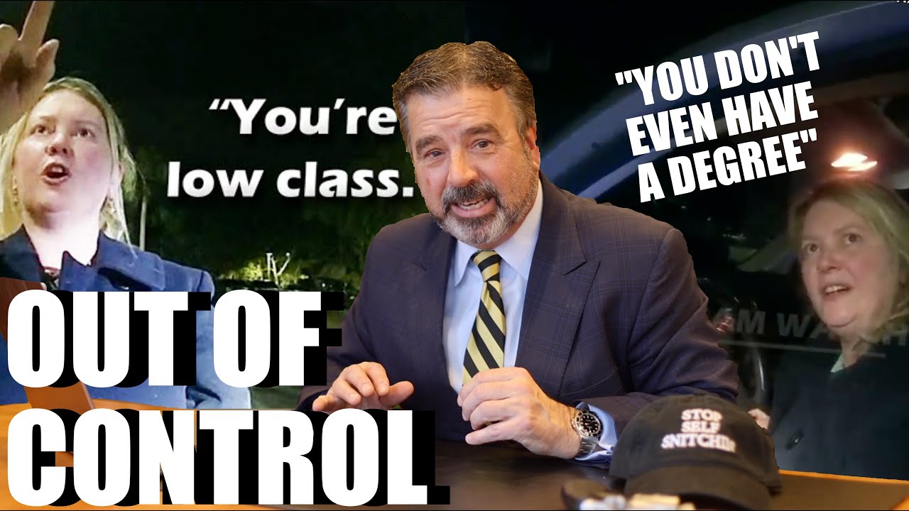 Женщина с титулом унижает полицейских, считая себя выше закона | Реакция адвоката по уголовным делам