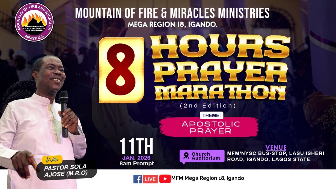 SUNDAY SERVICE || PST SOLA AJOSE || 11-01-2026
