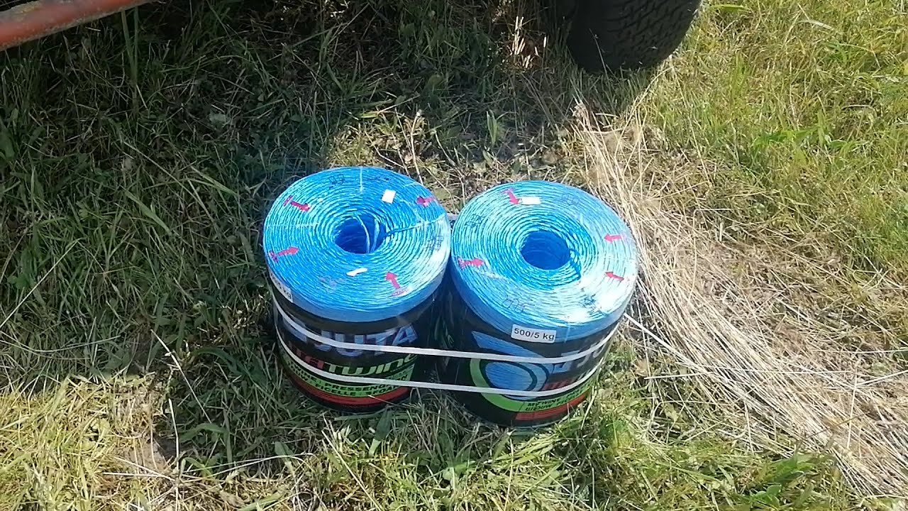 Preso Welger AP 41 špagato pravedimas / Twine feed