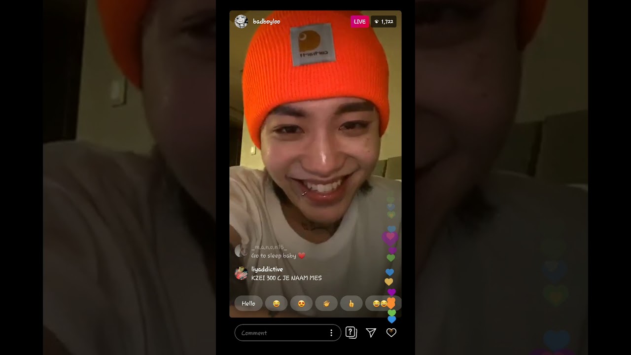 Bloo IG live with fans! (2/10/20)