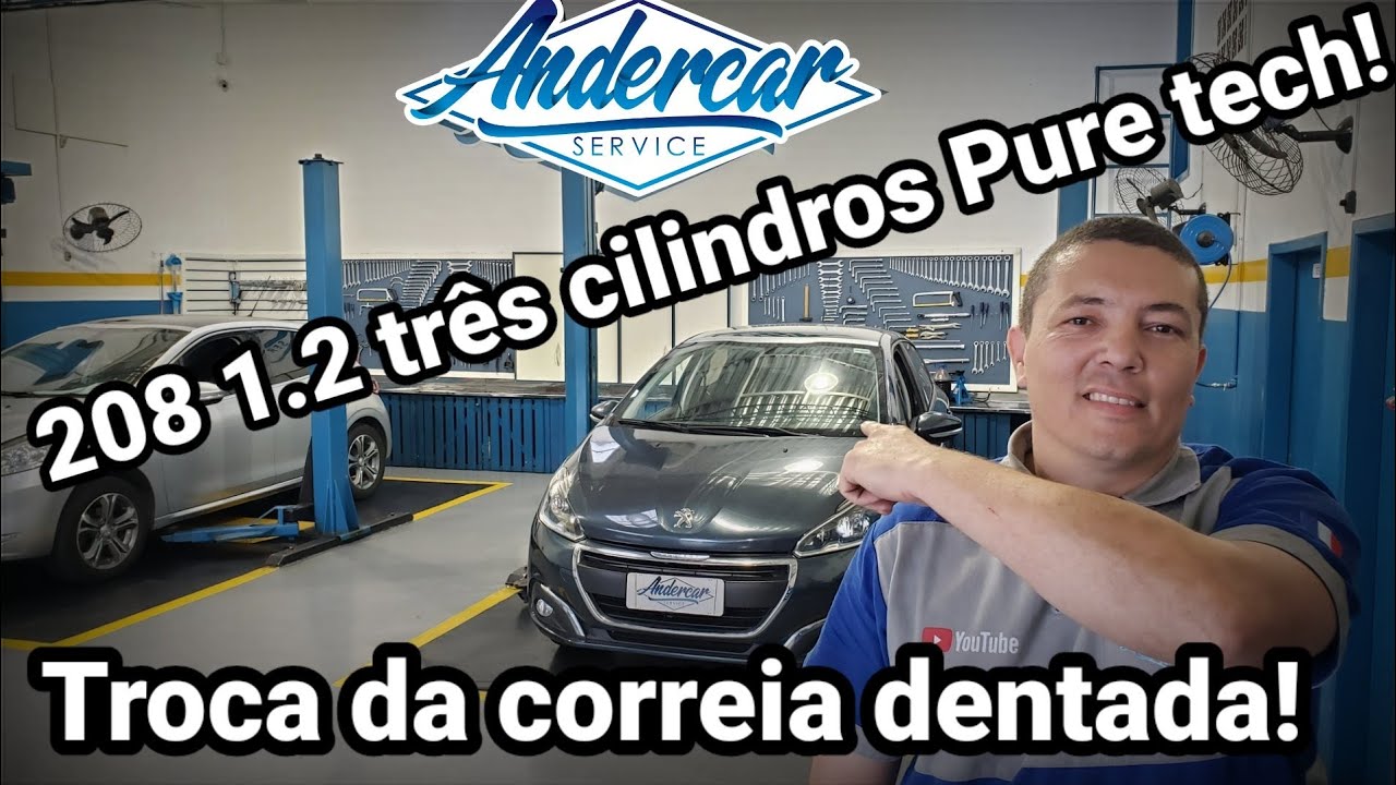 Peugeot 208 1.2 três cilindros Puretech troca da correia dentada #peugeot #1.2 Puretech #Citroën