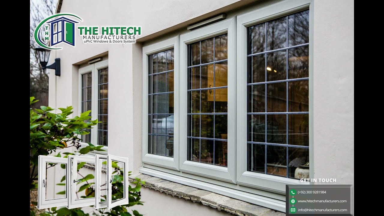 Hitech Manufacturers - uPVC window door fabrication process